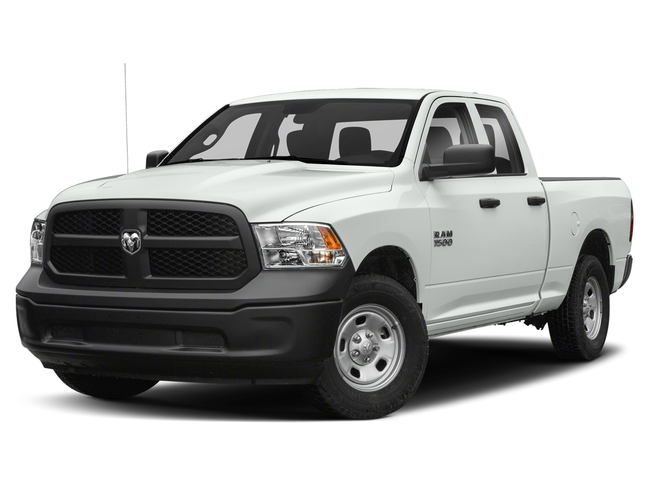 2015 RAM 1500 Tradesman in Bright White Clearcoat — front three-quarter view