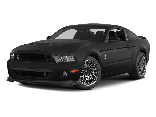 2013 Ford Mustang Shelby GT500 in Black — front three-quarter view