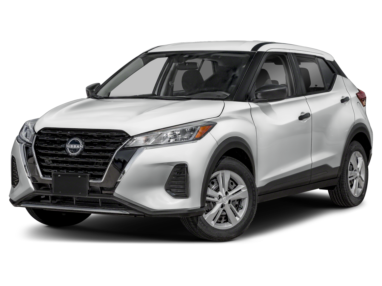 2023 Nissan Kicks S in Super Black — front three-quarter view