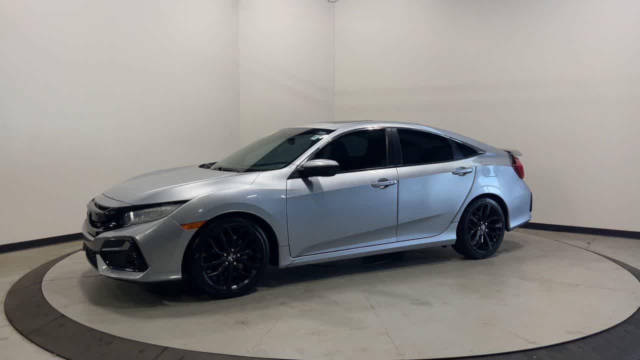 2020 Honda Civic Si — rear three-quarter view