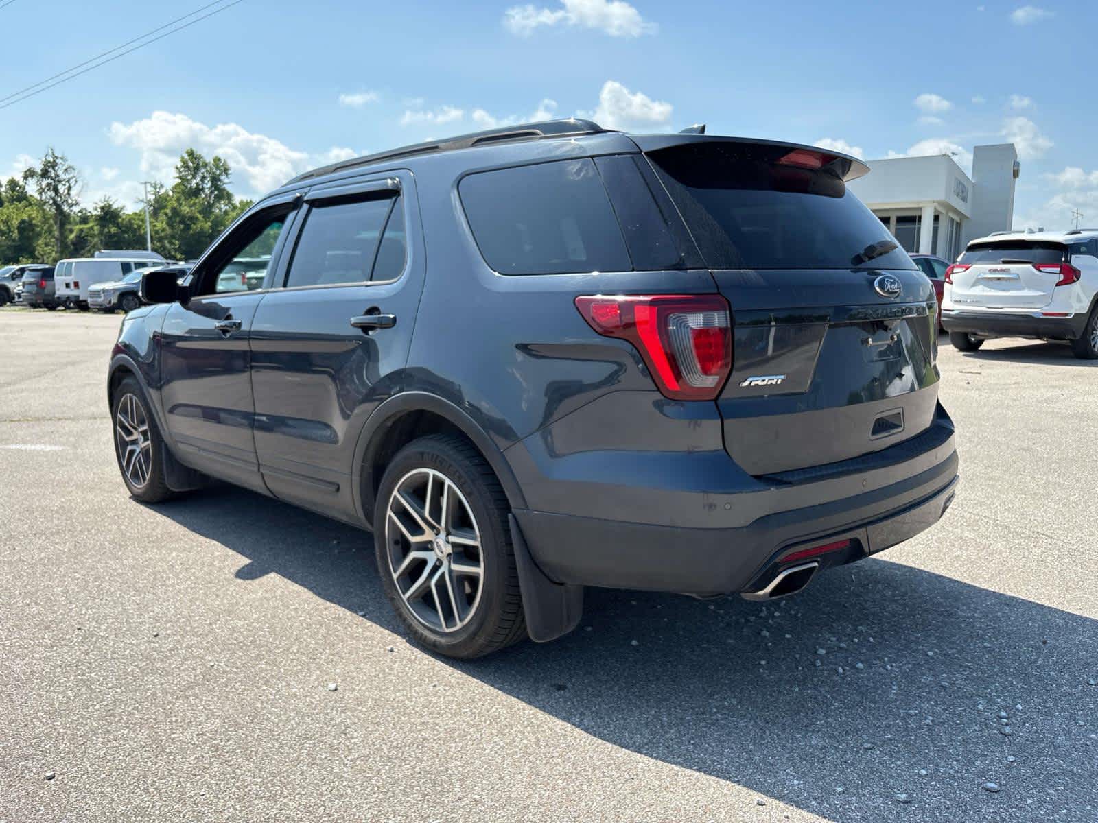 2017 Ford Explorer — rear three-quarter view