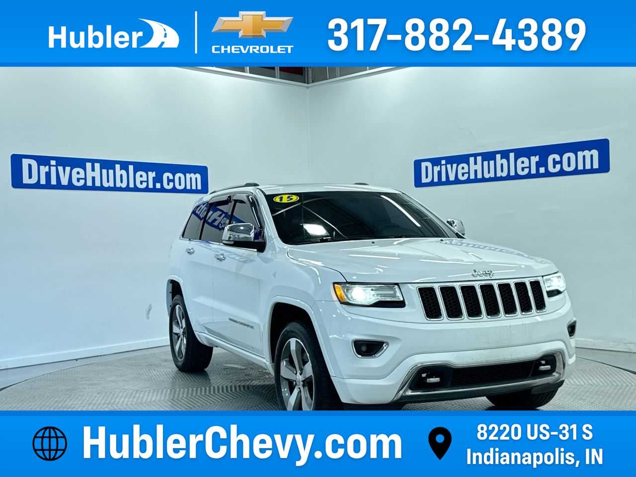 2015 Jeep Grand Cherokee Overland in Other — front three-quarter view