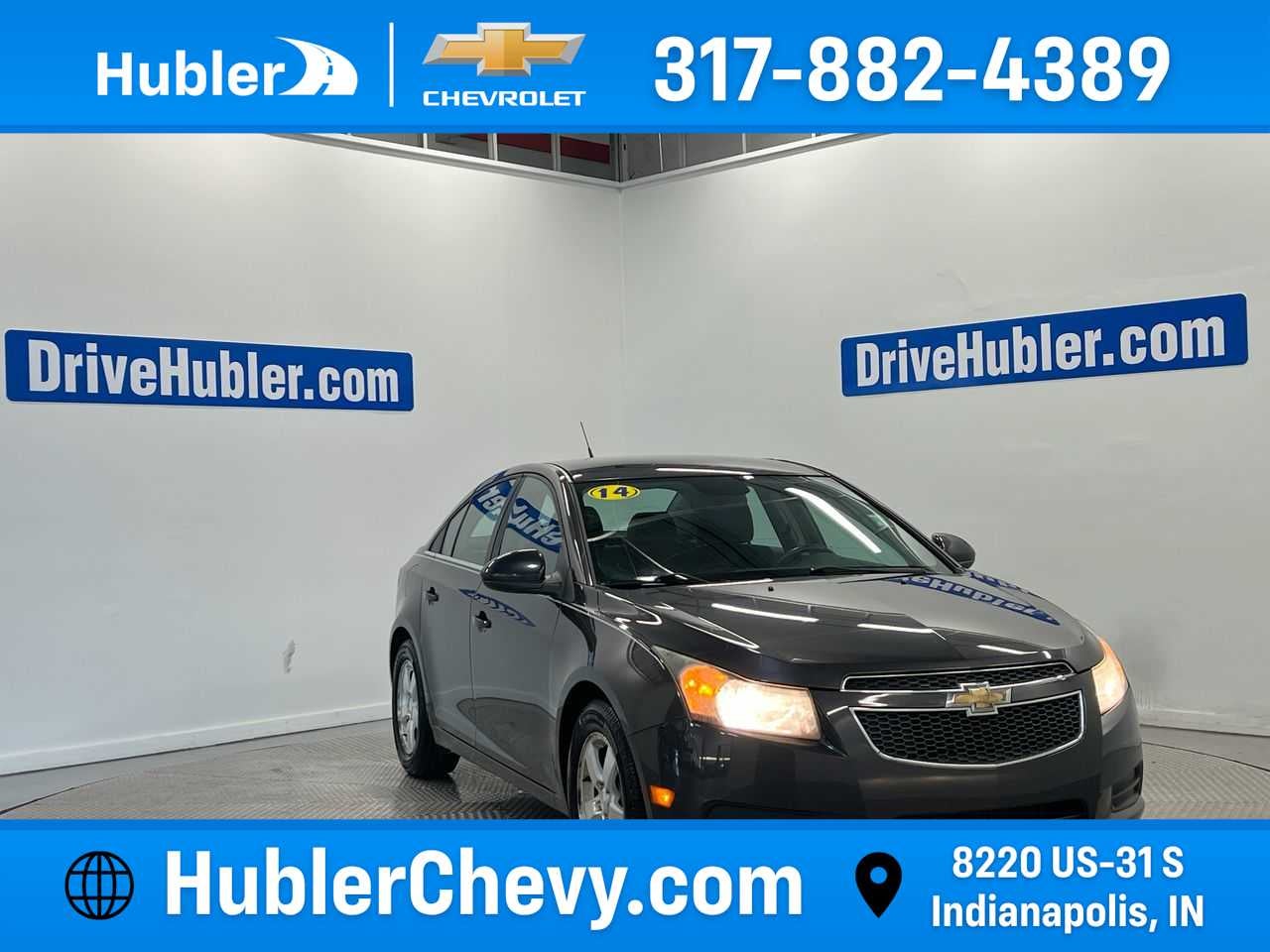 2014 Chevrolet Cruze 1LT in Tungsten Metallic — front three-quarter view
