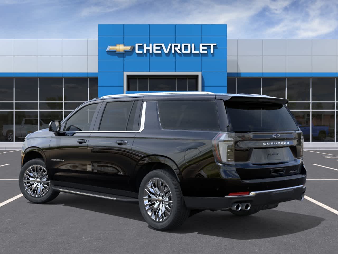 2026 Chevrolet Suburban — rear three-quarter view
