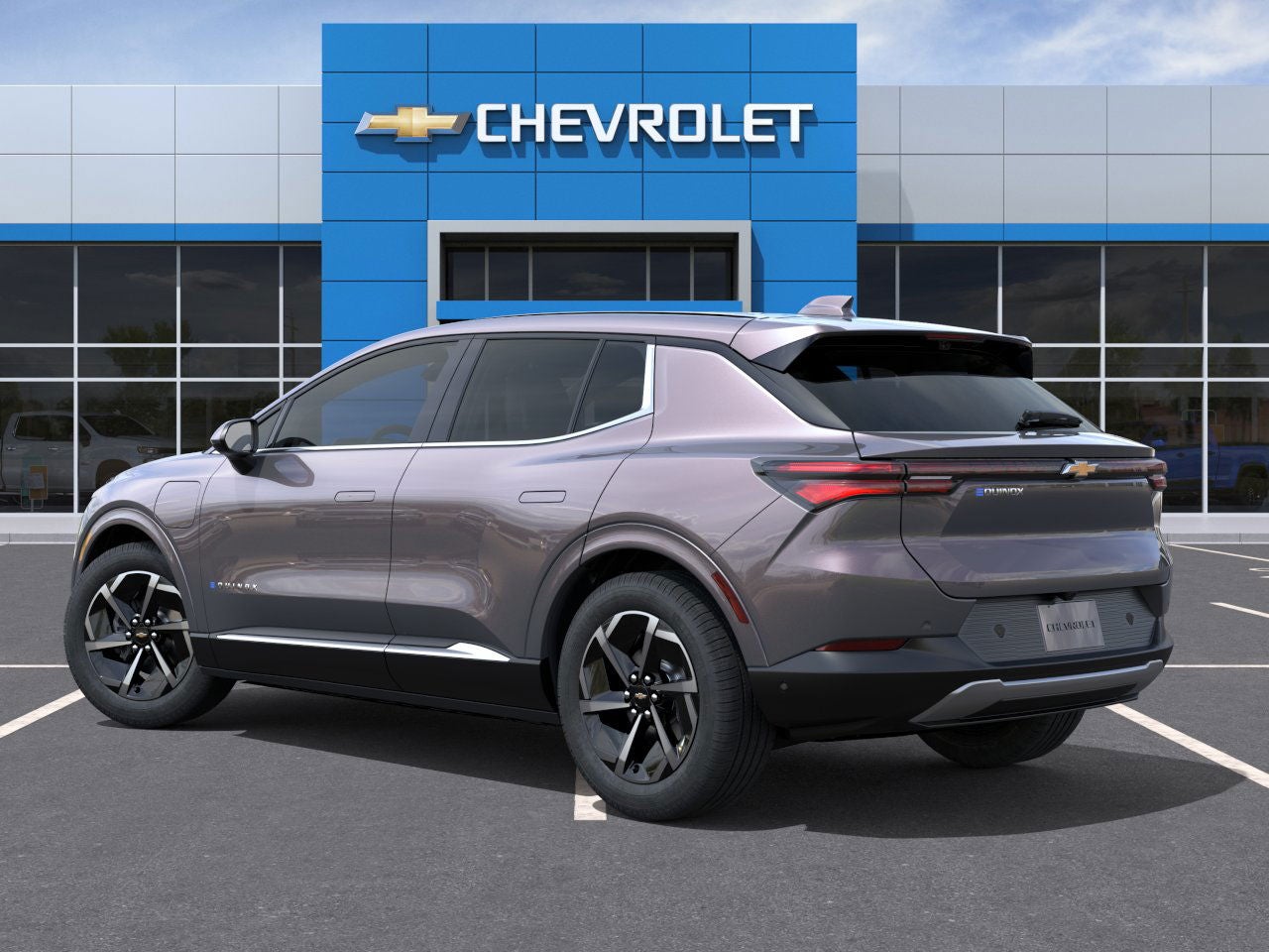 2025 Chevrolet Equinox EV — rear three-quarter view