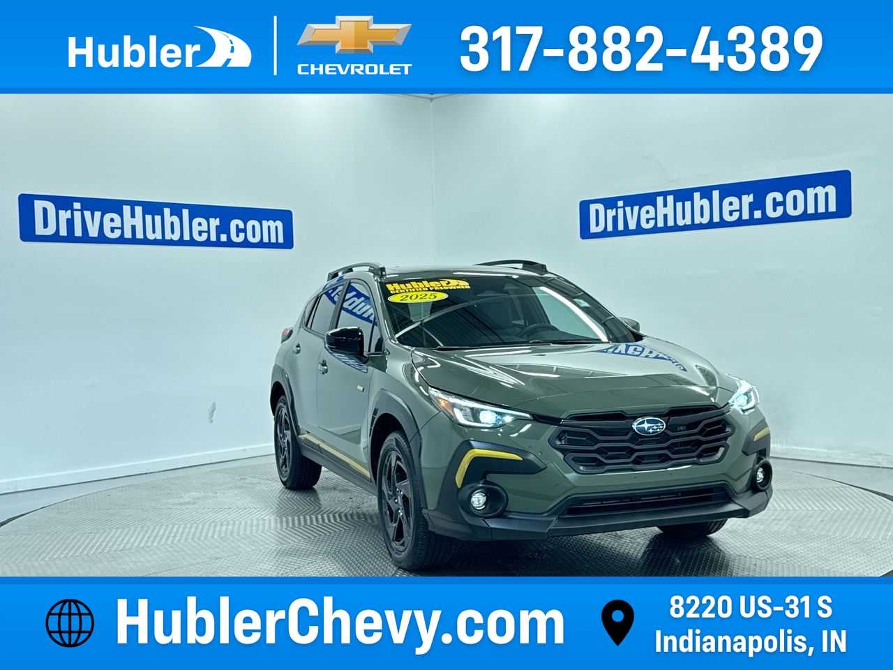 2025 Subaru Crosstrek Sport in Gray — front three-quarter view