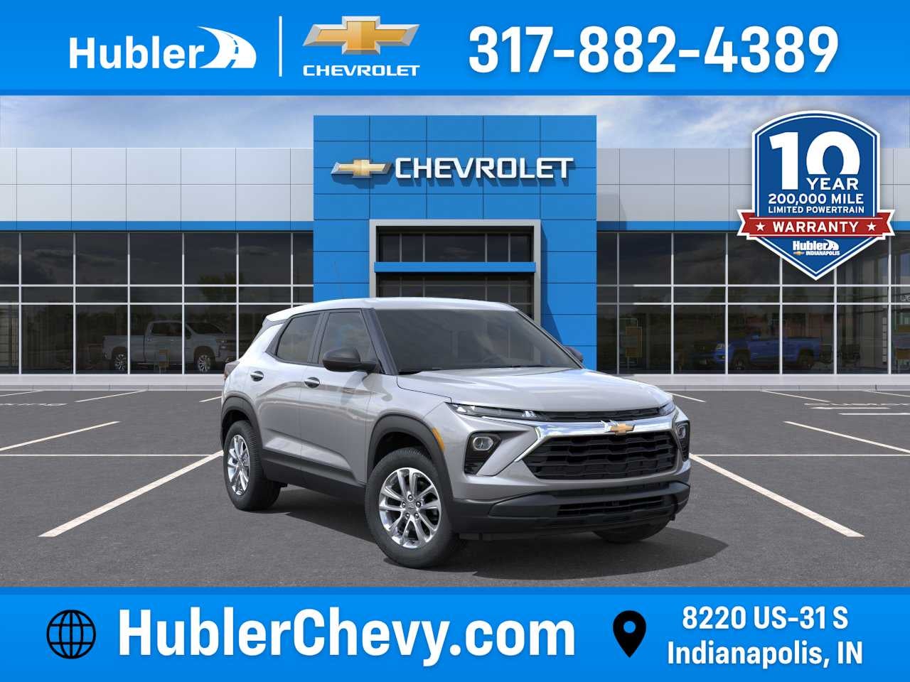 2026 Chevrolet Trailblazer LS in Sterling Gray Metallic — front three-quarter view