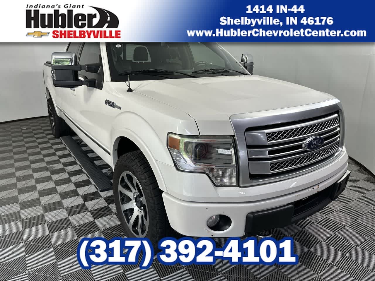 2014 Ford F-150 XL in Ice Cap — front three-quarter view