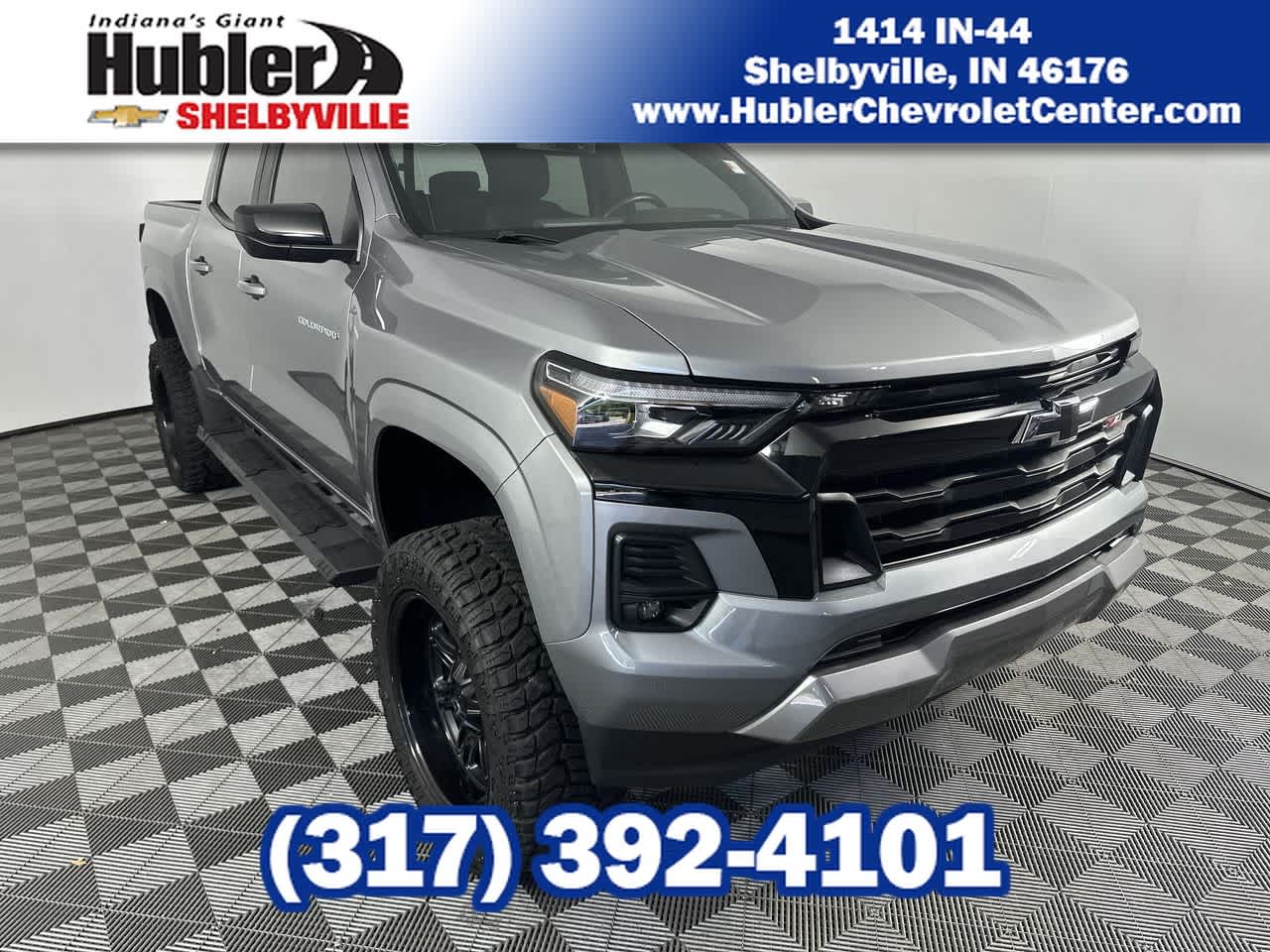2023 Chevrolet Colorado Z71 in Sterling Gray Metallic — front three-quarter view