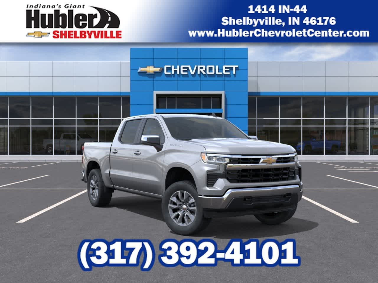 2026 Chevrolet Silverado 1500 LT in Sterling Gray Metallic — front three-quarter view