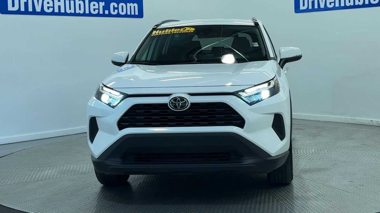 2025 Toyota RAV4 — rear three-quarter view