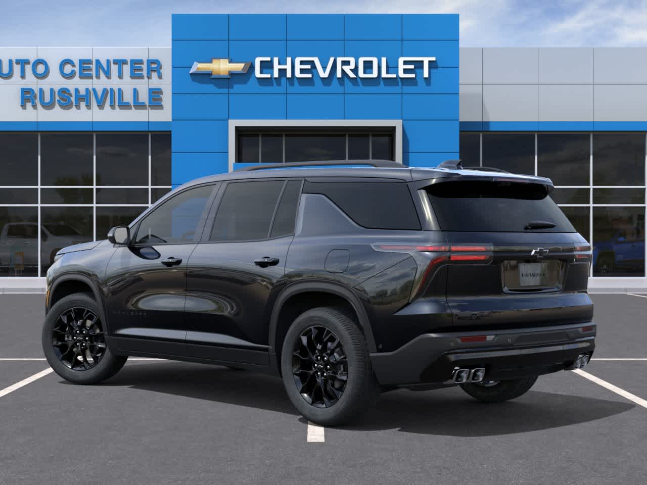 2026 Chevrolet Traverse — rear three-quarter view