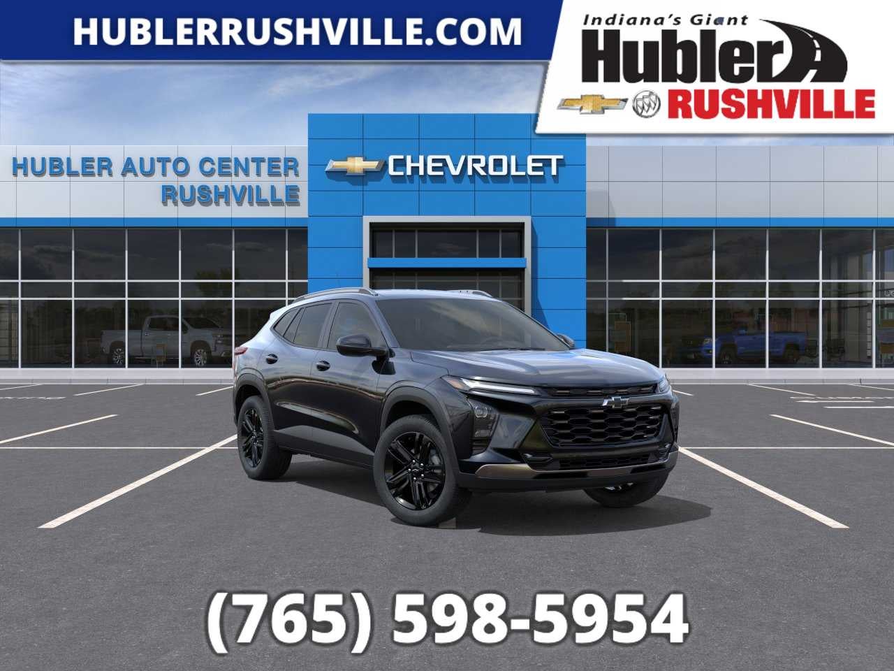 2026 Chevrolet Trax ACTIV in Mosaic Black Metallic — front three-quarter view