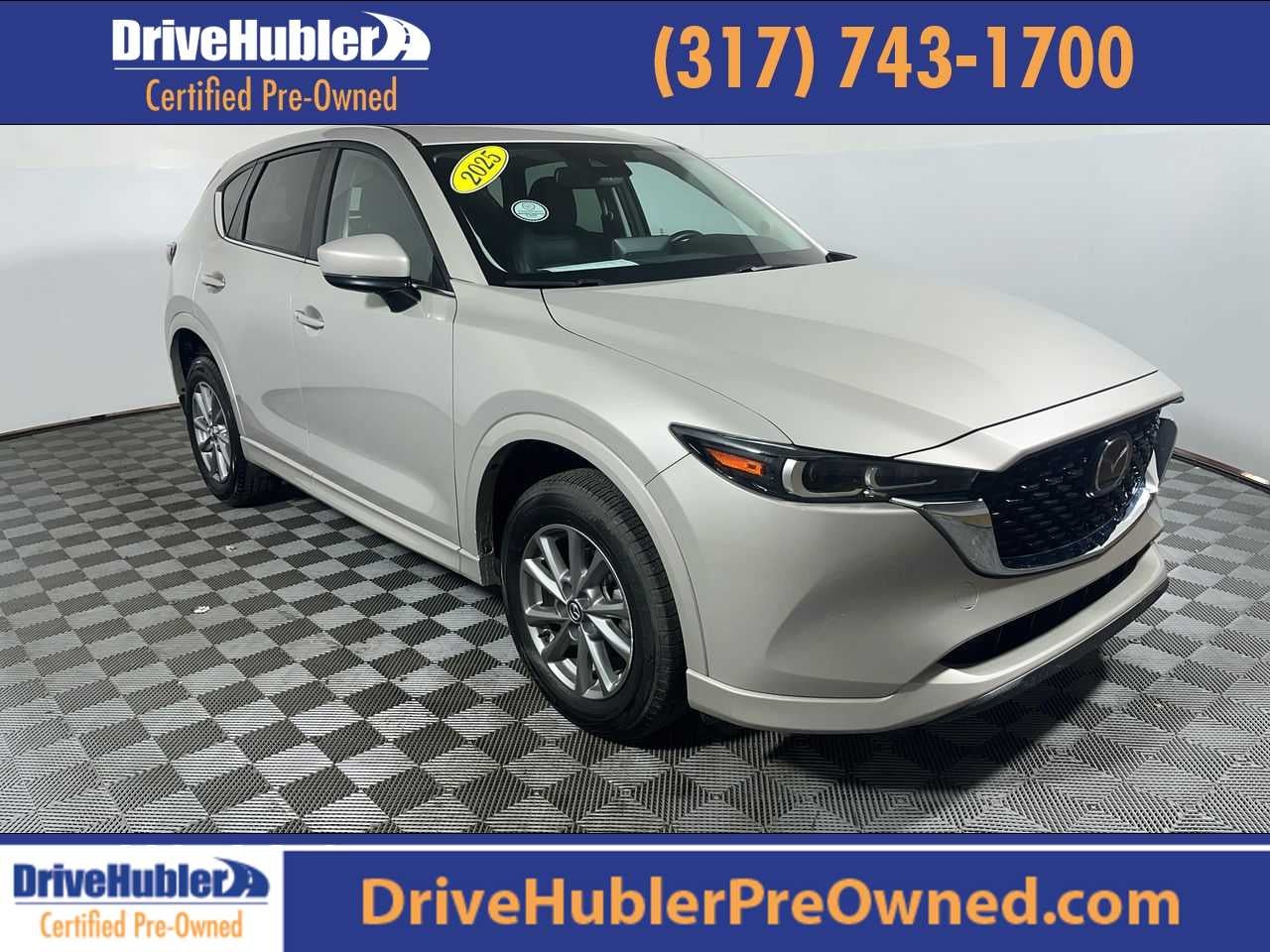 2025 Mazda Mazda CX-5 2.5 S Preferred Package in Platinum Quartz Metallic — front three-quarter view