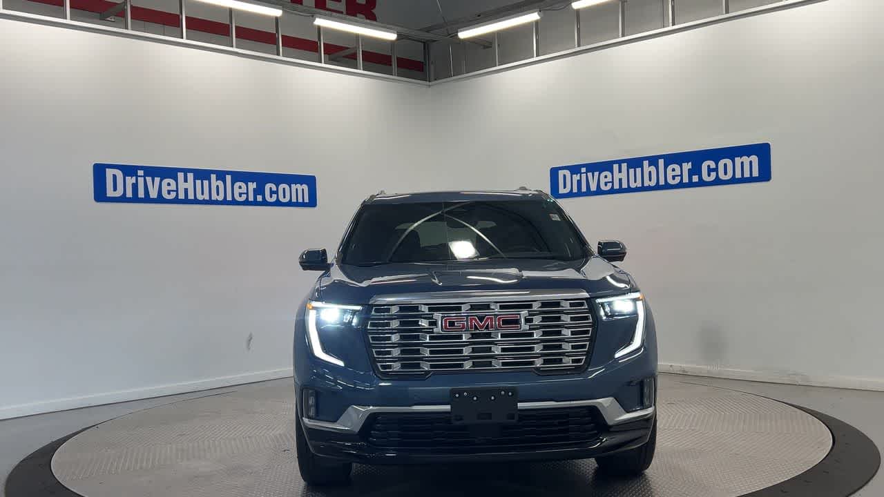 2025 GMC Acadia — rear three-quarter view
