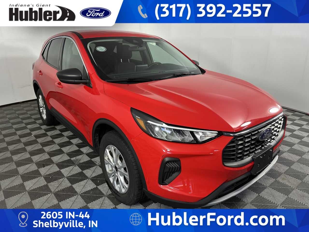 2024 Ford Escape Active in Race Red — front three-quarter view